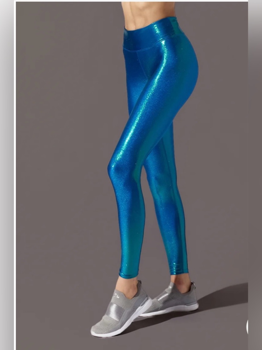 Heroine Sport Marvel Metallic Leggings Cerulean Blue – Medium